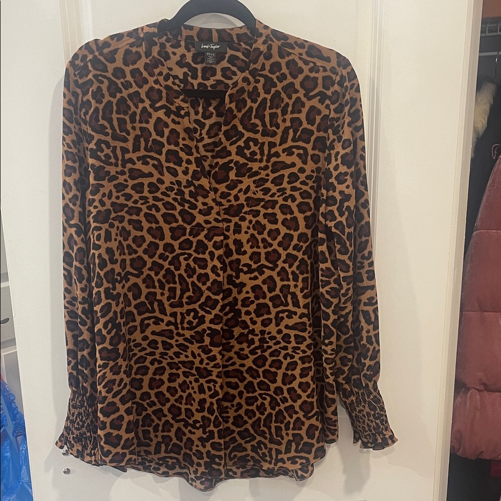 Leopard blouse L